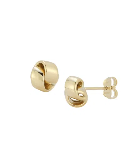 Saks Fifth Avenue Women's 14k Yellow Gold Love Knot Stud Earrings