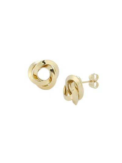 Saks Fifth Avenue Women's 14k Yellow Gold Love Knot Stud Earrings