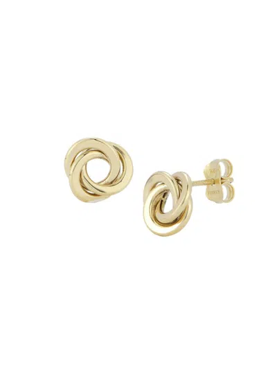 Saks Fifth Avenue Women's 14k Yellow Gold Love Knot Stud Earrings