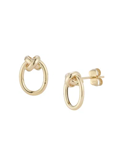 Saks Fifth Avenue Women's 14k Yellow Gold Love Knot Stud Earrings