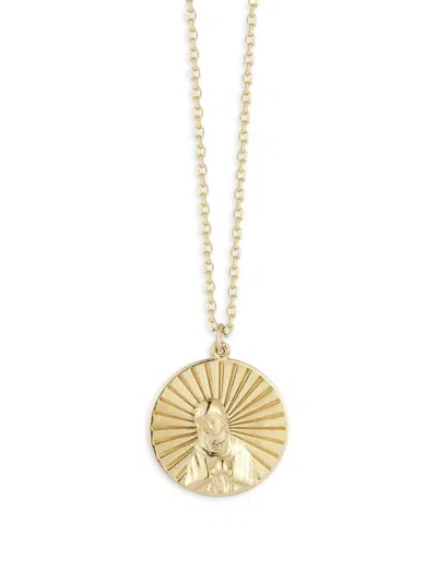 Saks Fifth Avenue Women's 14k Yellow Gold Mary Medallion Pendant Necklace