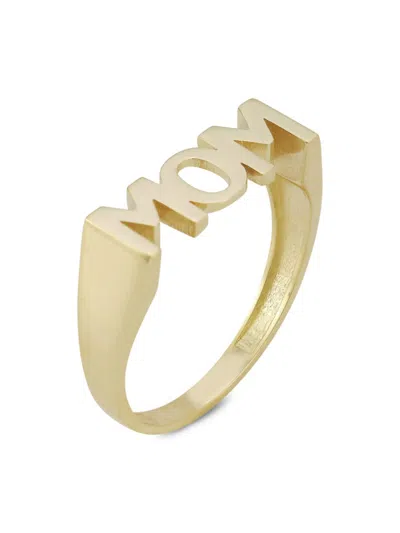 Saks Fifth Avenue Women's 14k Yellow Gold Mom Ring
