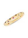 Saks Fifth Avenue Women's 14k Yellow Gold Multi Stone Band Ring In Yellow Gold