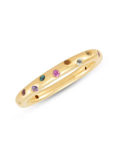 Saks Fifth Avenue Women's 14k Yellow Gold Multi Stone Band Ring