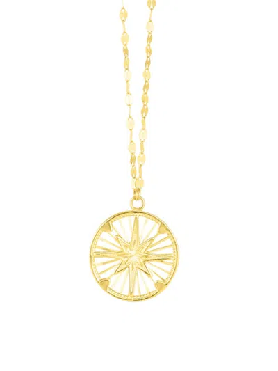 Saks Fifth Avenue Women's 14k Yellow Gold North Star Pendant Necklace