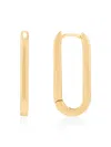 Saks Fifth Avenue Women's 14k Yellow Gold Oval Huggie Earrings In Gold