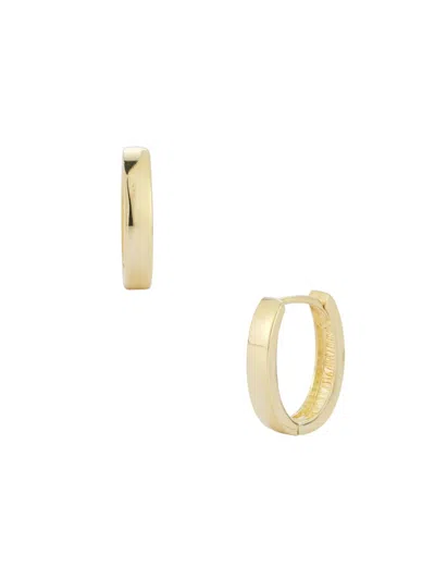 Saks Fifth Avenue Women's 14k Yellow Gold Oval Huggie Earrings