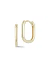 Saks Fifth Avenue Women's 14k Yellow Gold Oval Huggie Earrings In Yellow Gold