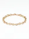 Saks Fifth Avenue Women's 14k Yellow Gold Oval Link Chain Bracelet In Yellow Gold