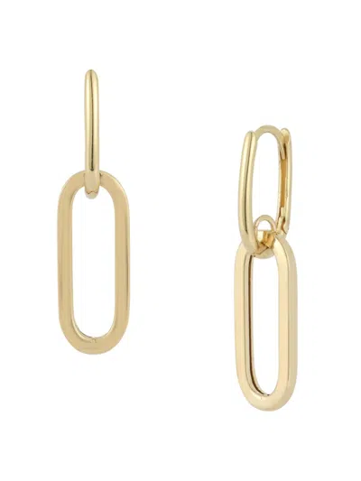 Saks Fifth Avenue Women's 14k Yellow Gold Oval Link Drop Earrings