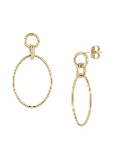 Saks Fifth Avenue Women's 14k Yellow Gold Oval Link Drop Earrings