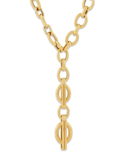 Saks Fifth Avenue Women's 14k Yellow Gold Oval Link Lariat Necklace