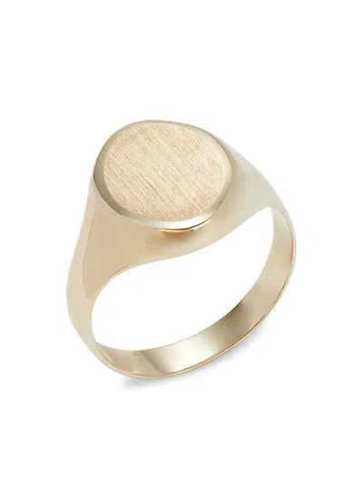 Saks Fifth Avenue Women's 14k Yellow Gold Oval Signet Ring