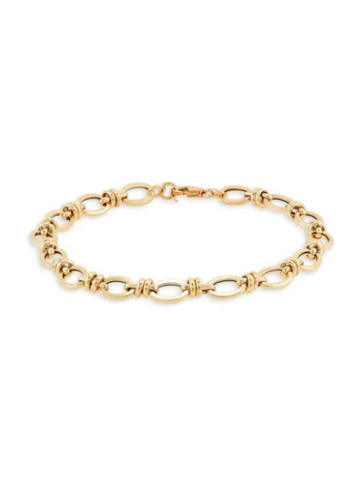 Saks Fifth Avenue Women's 14k Yellow Gold Oval Tube Link Bracelet