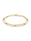 Saks Fifth Avenue Women's 14k Yellow Gold Paperclip Bracelet In Yellow Gold