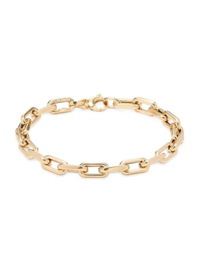 Saks Fifth Avenue Women's 14k Yellow Gold Paperclip Chain Bracelet