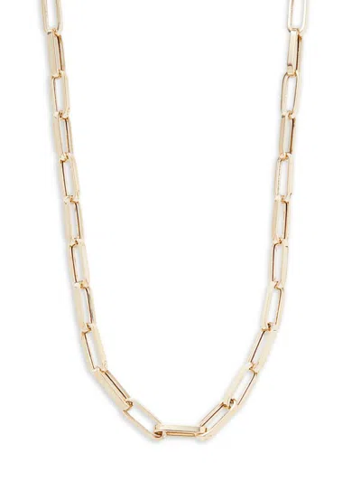 Saks Fifth Avenue Women's 14k Yellow Gold Paperclip Chain Necklace/16"