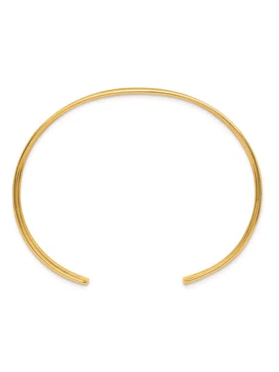 Saks Fifth Avenue Women's 14k Yellow Gold Polished Cuff Bracelet