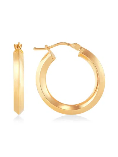 Saks Fifth Avenue Women's 14k Yellow Gold Polished Round Hoop Earrings