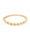 Saks Fifth Avenue Women's 14k Yellow Gold Rope Bangle Bracelet In Yellow Gold