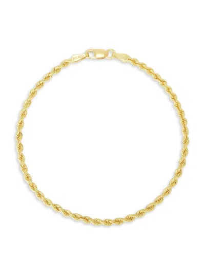 Saks Fifth Avenue Women's 14k Yellow Gold Rope Chain Bracelet