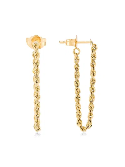 Saks Fifth Avenue Women's 14k Yellow Gold Rope Chain Drop Earrings