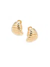 Saks Fifth Avenue Women's 14k Yellow Gold Shrimp Hoop Earrings In Yellow Gold