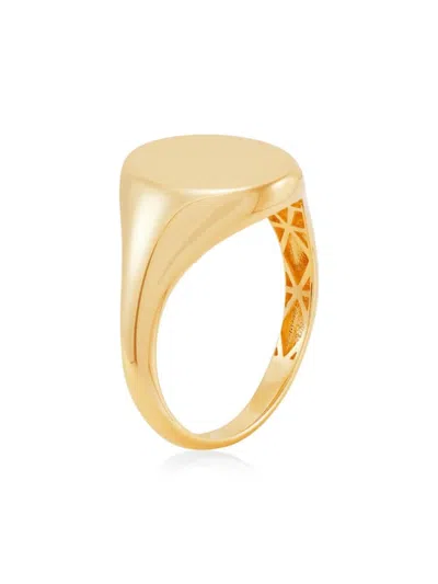Saks Fifth Avenue Women's 14k Yellow Gold Signet Ring