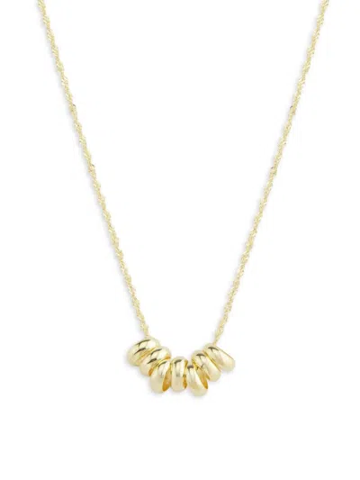 Saks Fifth Avenue Women's 14k Yellow Gold Sliding Bead Pendant Necklace