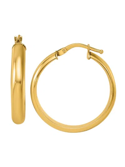 Saks Fifth Avenue Women's 14k Yellow Gold Small Tube Hoop Earrings