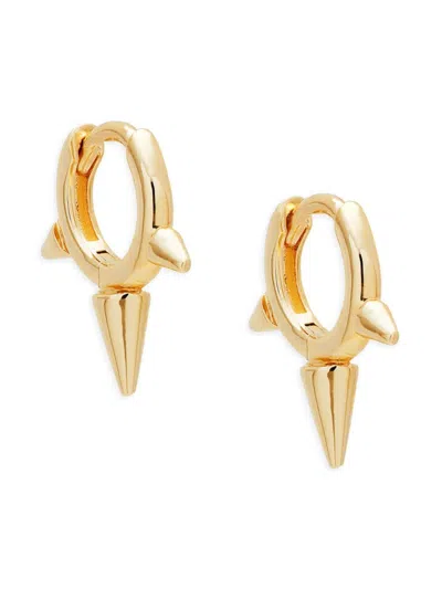 Saks Fifth Avenue Women's 14k Yellow Gold Spike Huggie Earrings