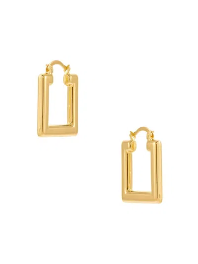 Saks Fifth Avenue Women's 14k Yellow Gold Square Hoop Earrings