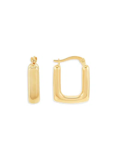 Saks Fifth Avenue Women's 14k Yellow Gold Square Hoop Earrings
