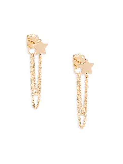 Saks Fifth Avenue Women's 14k Yellow Gold Star Dangle Earrings