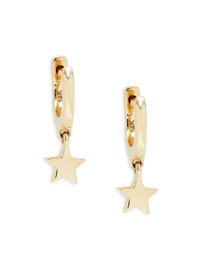 Saks Fifth Avenue Women's 14k Yellow Gold Star Drop Earrings