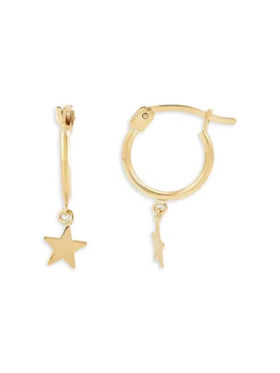Saks Fifth Avenue Women's 14k Yellow Gold Star Drop Earrings