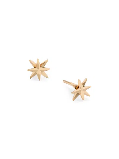 Saks Fifth Avenue Women's 14k Yellow Gold Starburst Stud Earrings