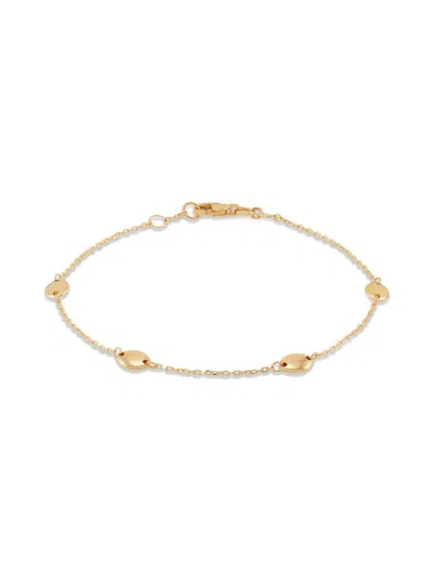 Saks Fifth Avenue Women's 14k Yellow Gold Station Bracelet