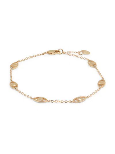 Saks Fifth Avenue Women's 14k Yellow Gold Station Bracelet