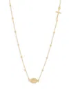 Saks Fifth Avenue Women's 14k Yellow Gold Station Necklace In Gold