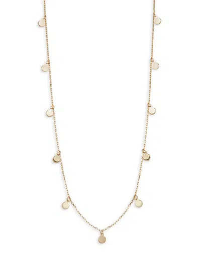Saks Fifth Avenue Women's 14k Yellow Gold Station Necklace/18''