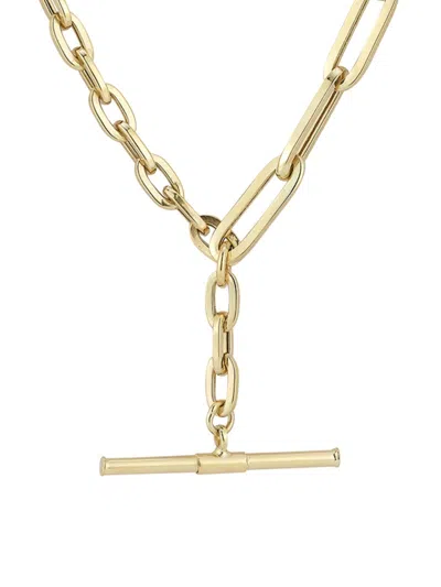 Saks Fifth Avenue Women's 14k Yellow Gold Toggle T Bar Chain Necklace