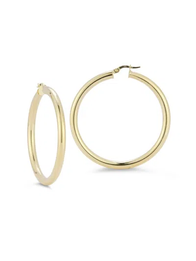 Saks Fifth Avenue Women's 14k Yellow Gold Tube Hoop Earrings