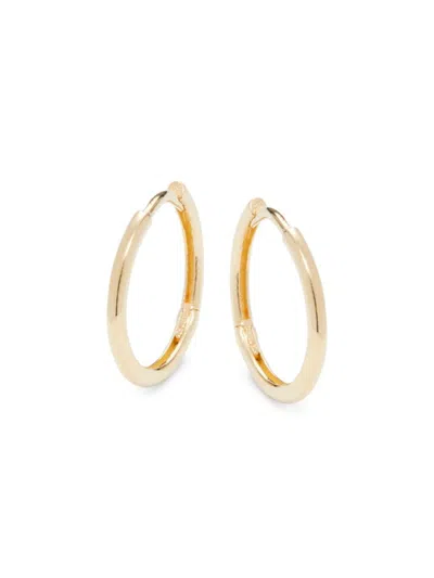 Saks Fifth Avenue Women's 14k Yellow Gold Tube Huggie Hoop Earrings
