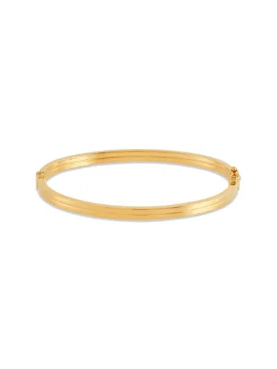 Saks Fifth Avenue Women's 14k Yellow Gold Tubing Hinge Bangle