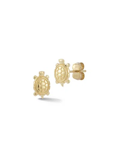 Saks Fifth Avenue Women's 14k Yellow Gold Turtle Stud Earrings