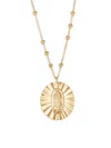 Saks Fifth Avenue Women's 14k Yellow Gold Virgin Mary Medal Necklace In Yellow Gold