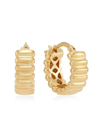 Saks Fifth Avenue Women's 14k Yellow Gold Wavy Earrings