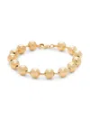 Saks Fifth Avenue Women's 18k Goldplated Silver Beaded Bracelet In Gold