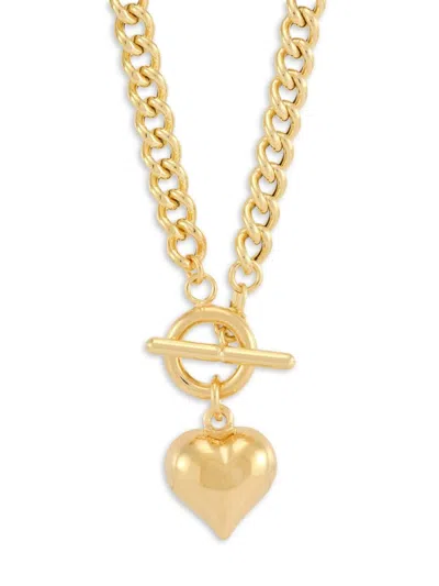 Saks Fifth Avenue Women's 18k Goldplated Sterling Silver Pendant Necklace